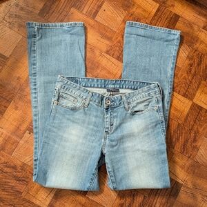 Levi's 553 Mid Rise Boot Bootcut Blue Jeans Women's Size 6M Medium